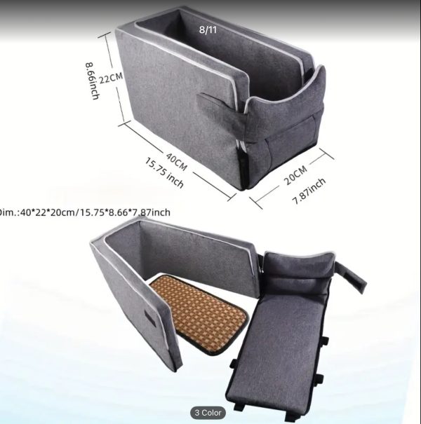 The “Jet Set Chic” Convertible Console Throne – Urban Charcoal Edition - Image 5
