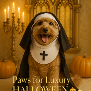 🙏 Holy Chic: The Divine Pet Habit - Pet Nun Costume