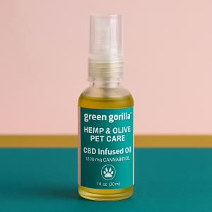 Green Gorilla Hemp & Olive Pet Care CBD Oil – 1200mg / 30ml